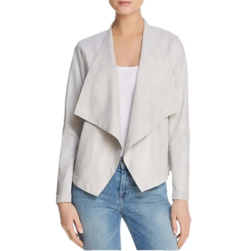 BB Dakota Teagan Reversible Faux Leather & Faux Suede Jacket NWT gray - Picture 2 of 6